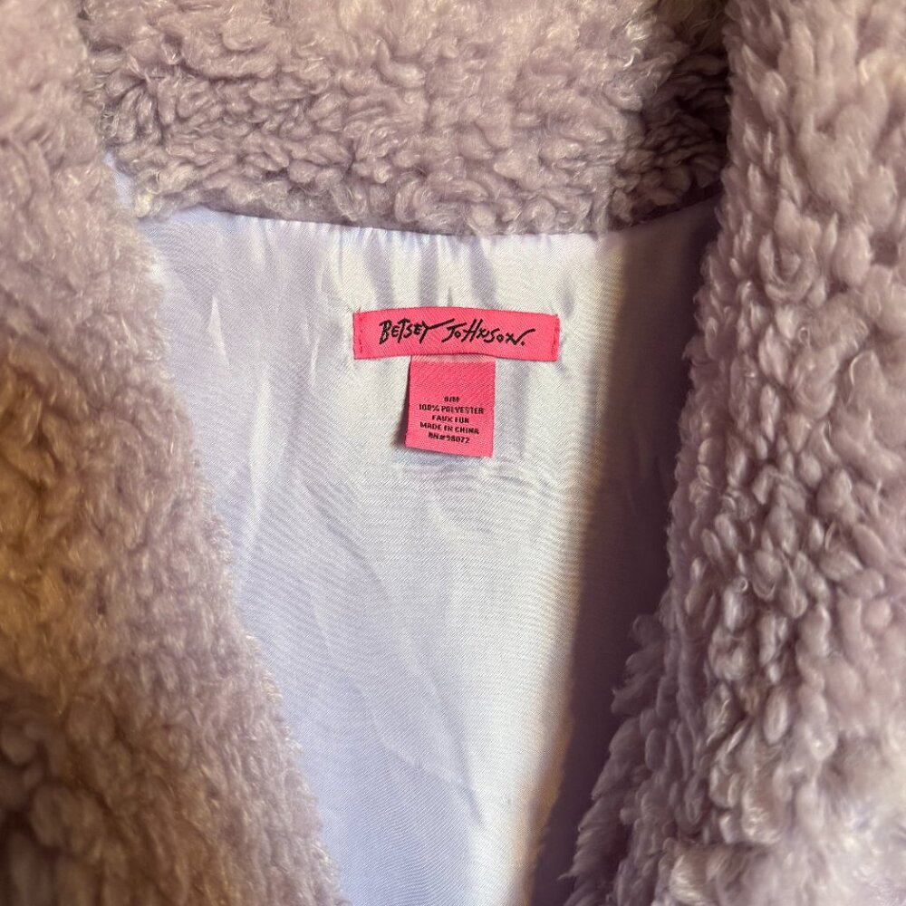 Betsey Johnson Faux Fur Vest - Picture 2 of 3
